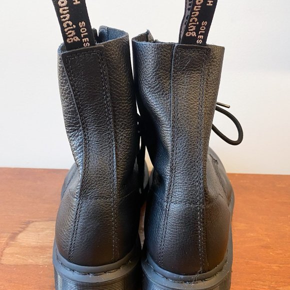 Doc Martens 1460 Pascal Lace Up Boots Black Leather - Picture 4 of 8